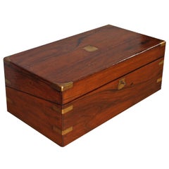 Antique 19th Century Mahogany Writing Box