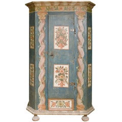 19th Century Hand-Painted Cabinet