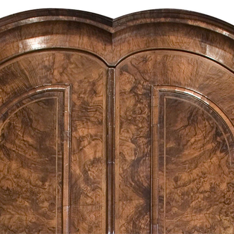 Cabinet made from burlwood on oak.
It has original bronze mounting.
Originates The Netherlands, dating circa 1750.