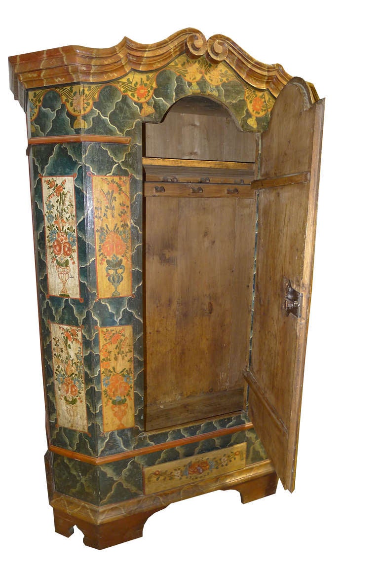 Czech 19th Century Bohemian Cabinet For Sale