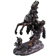 Antique 19th c. Bronze Marly Horse after Cousteau