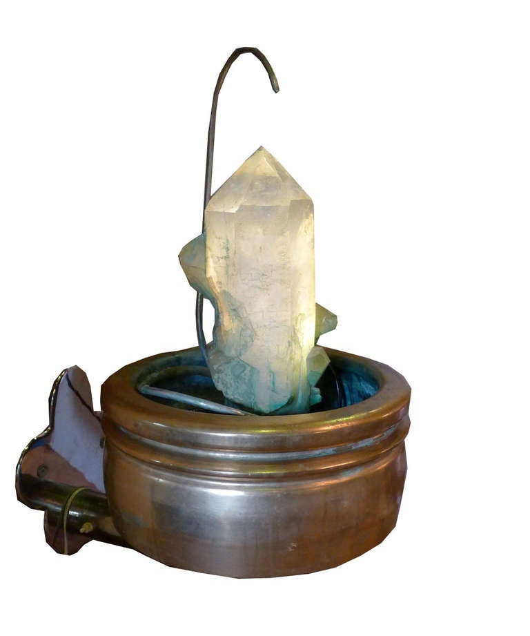 French 20th Century Bronze Wall Fountain For Sale