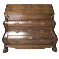 18th Century Dutch Secretaire Oakwood 9