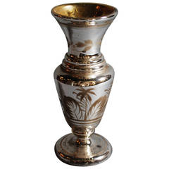 19th Century Mercury or Silvered Glass Vase