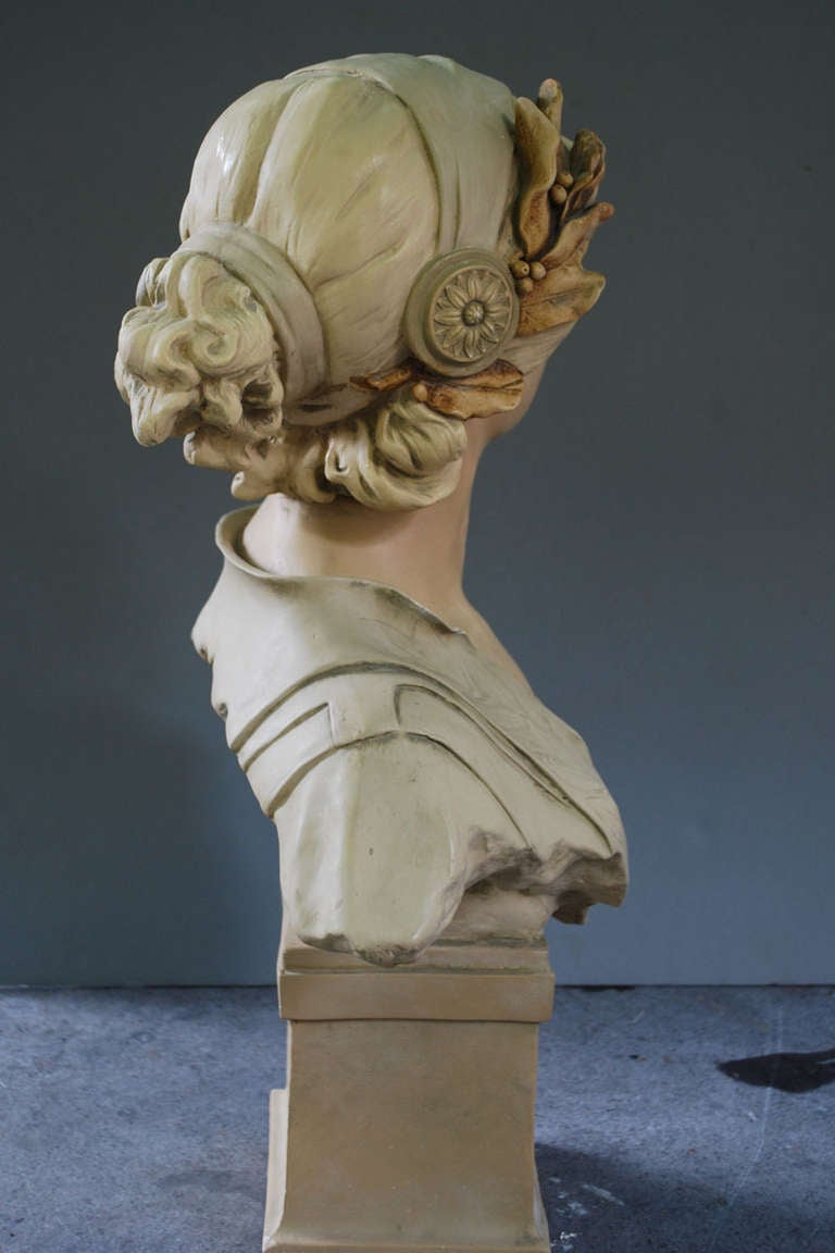 Mid-20th Century 20th Century Art Nouveau Bust, After H.L. Blasche