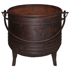 Early 19th Century Cast Iron Pot or Kettle 10