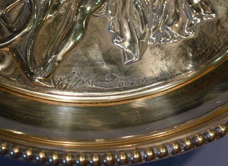 Tazza in rame del XIX secolo realizzata da A. Dubois in vendita 1
