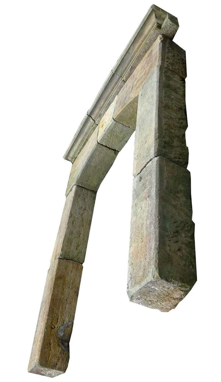 18th Century Very Large Pair of Sandstone Portal Frames 3