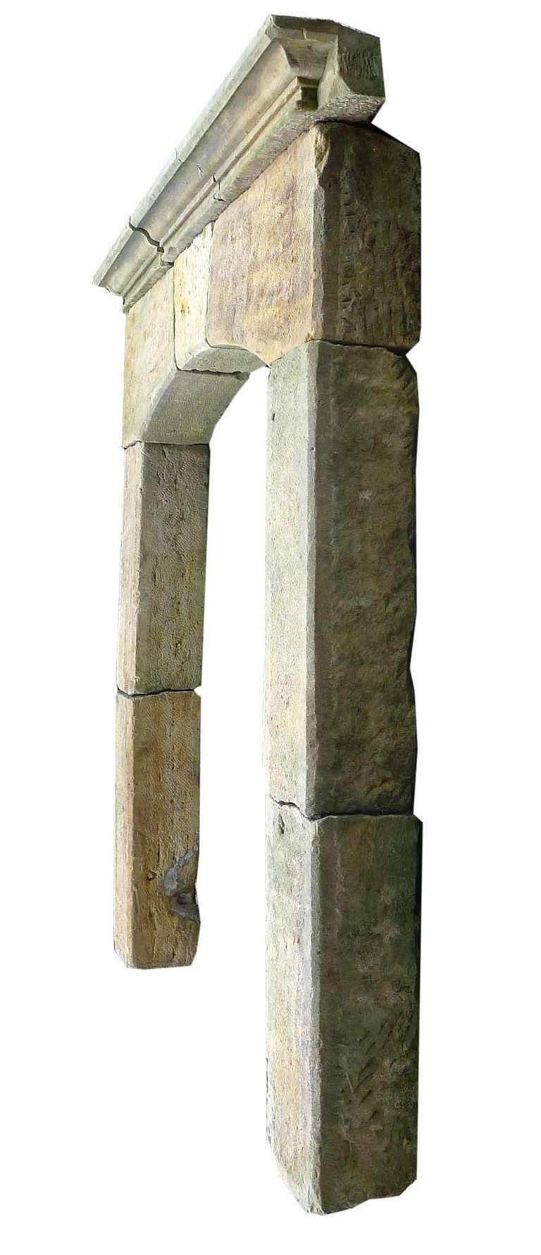 18th Century Very Large Pair of Sandstone Portal Frames 4