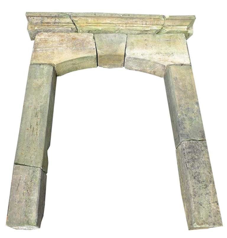 Austrian 18th Century Very Large Pair of Sandstone Portal Frames