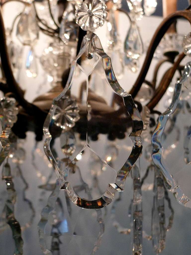 19th Century French Crystal Chandelier 5