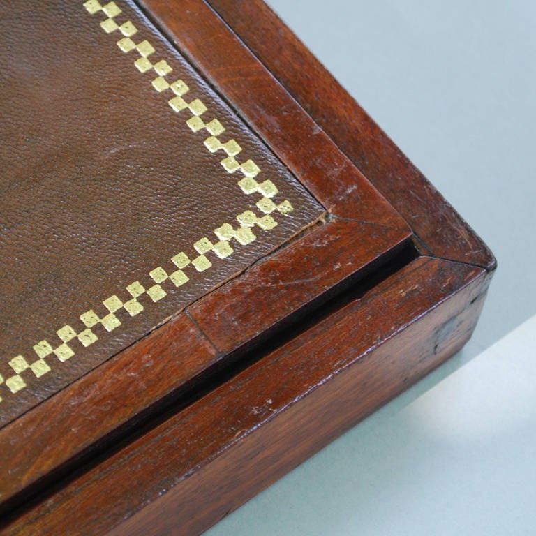 19th c. Mahogany Writing Box 4