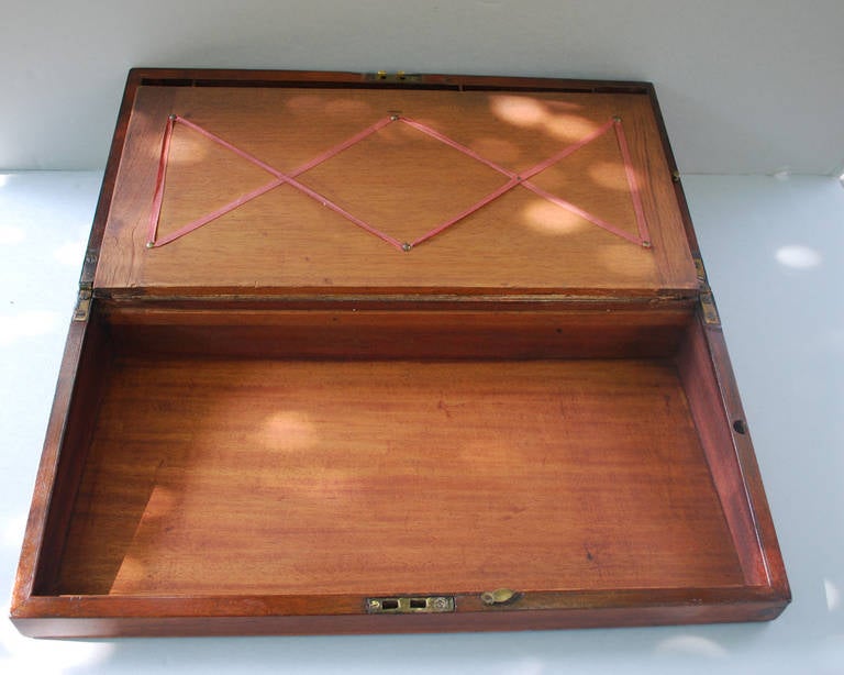 19th Century 19th c. Mahogany Writing Box