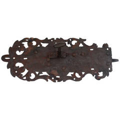 17th Century Iron Door Lock