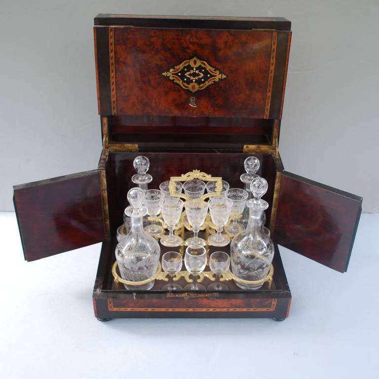 19th c. Liqueur Cabinet