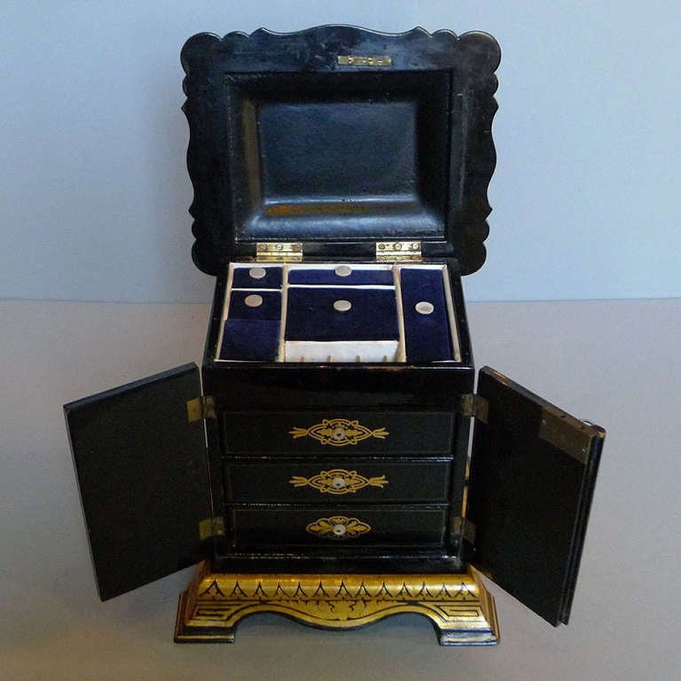 19th Century 19th C. Italian Jewelry Box