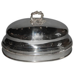 Antique 20th Century Silver Plated Cloche/Meat Cover