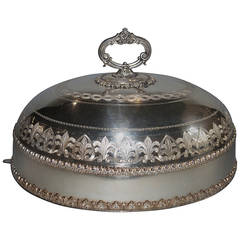20th. c Silver Plated Cloche/ Meat Cover