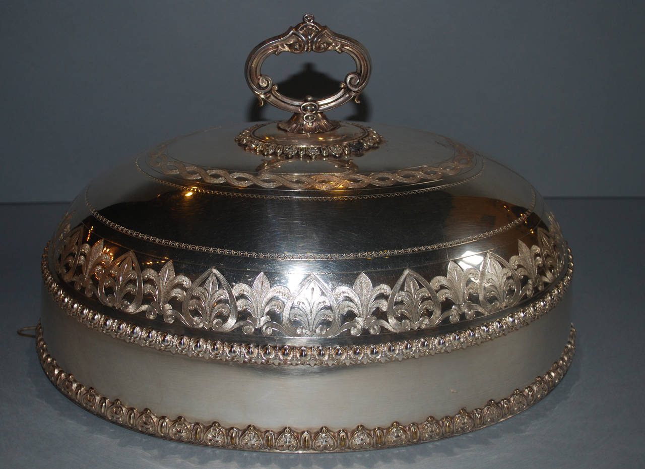 20th. c Silver Plated Cloche/ Meat Cover