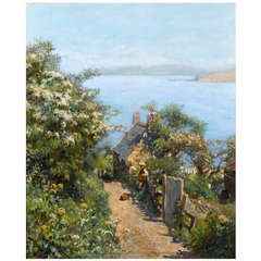 Used Overlooking the Sunlit Bay, Runswick, North Yorkshire