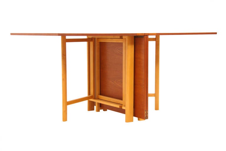 Bruno Mathsson “Maria” Folding Teak Dining Table