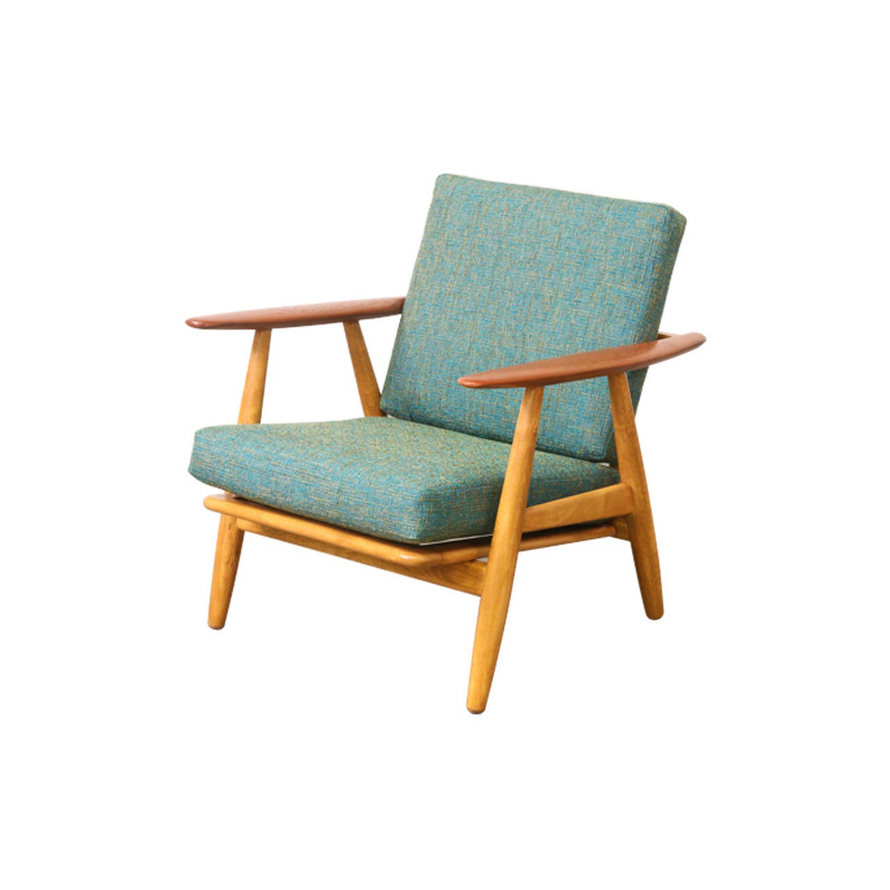 Danish Hans J. Wegner GE-240 “Cigar” Lounge Chair for Getama
