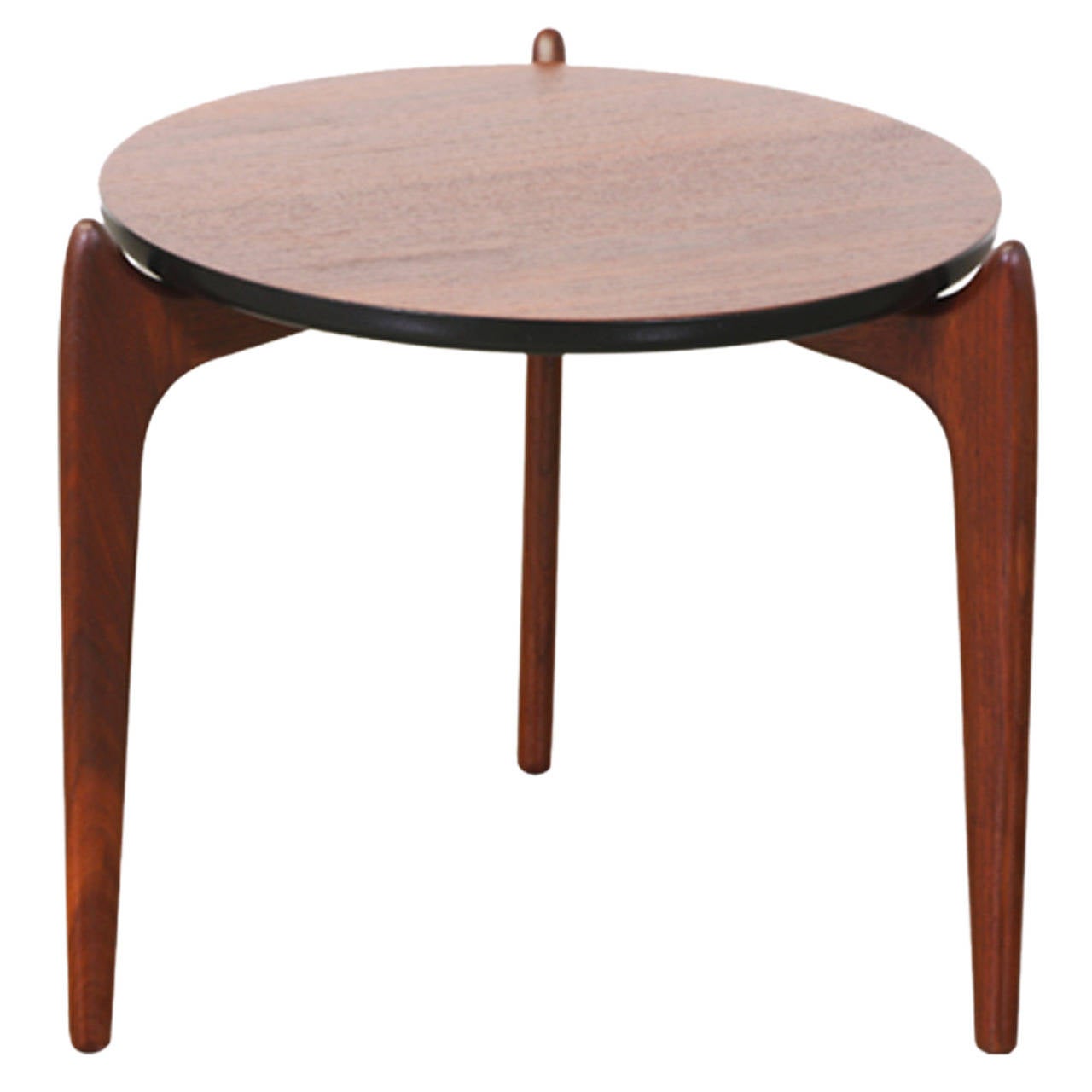 Mid-Century Modern Adrian Pearsall Sculpted Tri – Leg Side Table for Craft Associates