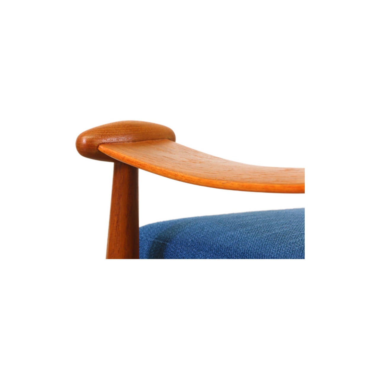 Mid-20th Century Finn Juhl Model #133 “Spade” Teak Lounge Chairs for France & Son