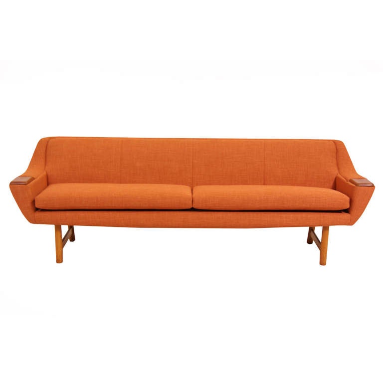 Danish Modern Teak Sofa at 1stDibs