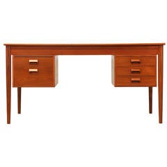 Borge Mogensen Teak Executive Desk for Soborg Mobler