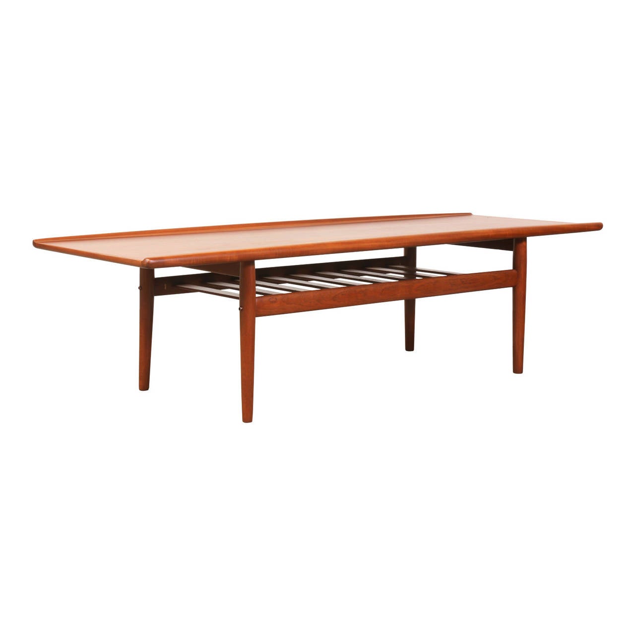 Mid-Century Modern Grete Jalk Teak Coffee Table for Glostrup Mobelfabrik