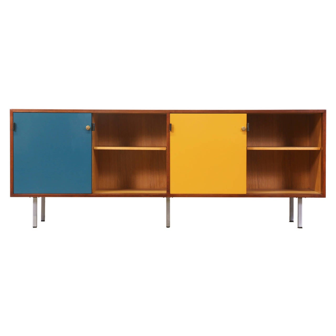 Mid-Century Modern Florence Knoll Two-Tone Credenza