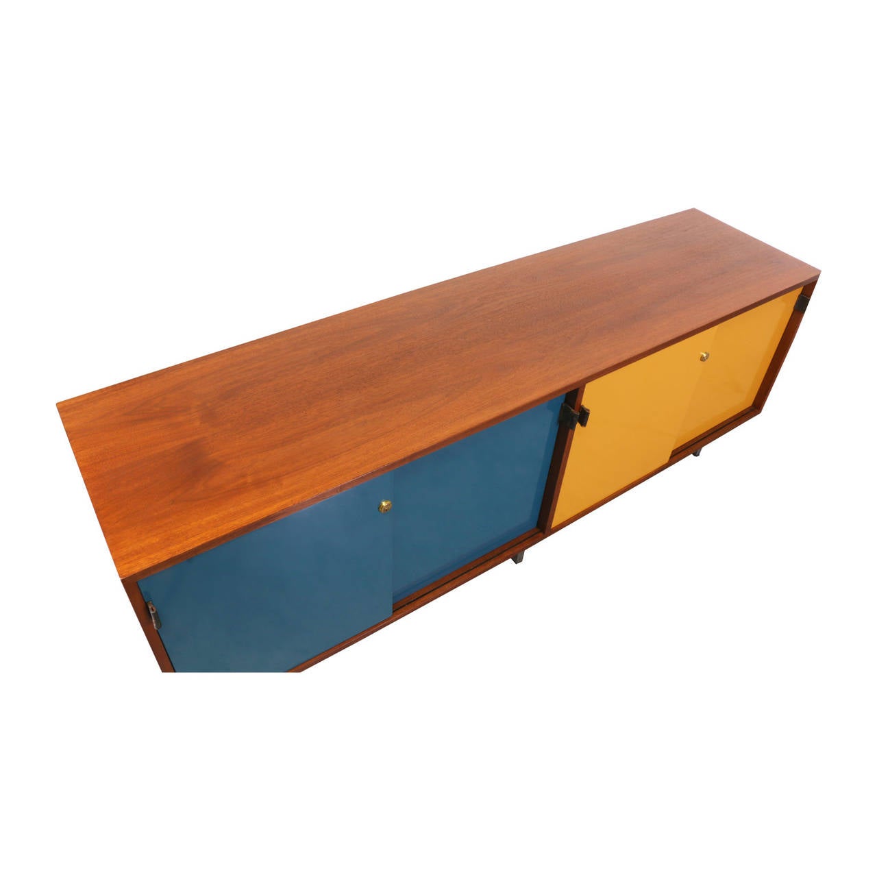 Mid-20th Century Florence Knoll Two-Tone Credenza
