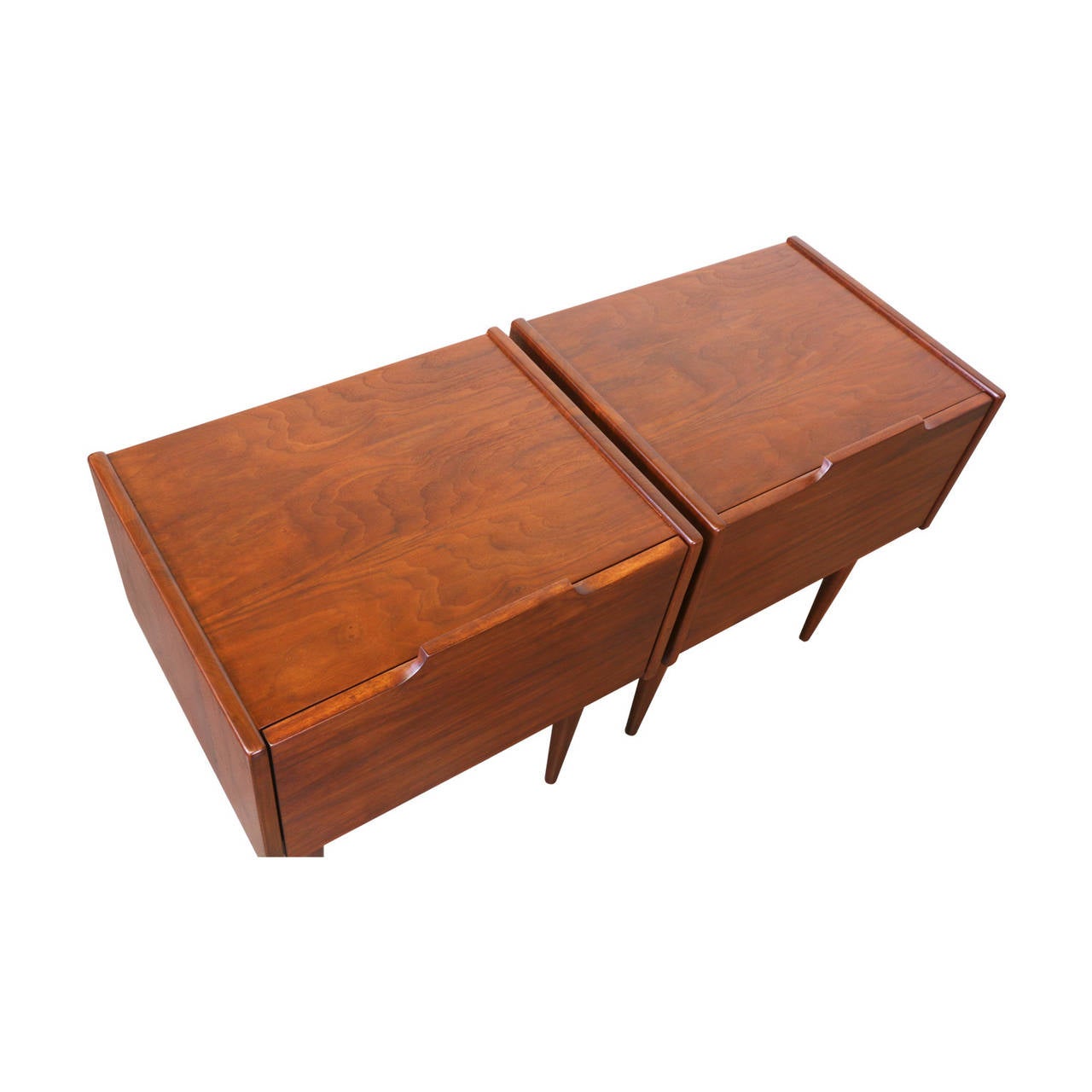 Mid-20th Century John Keal Night Stands for Brown Saltman