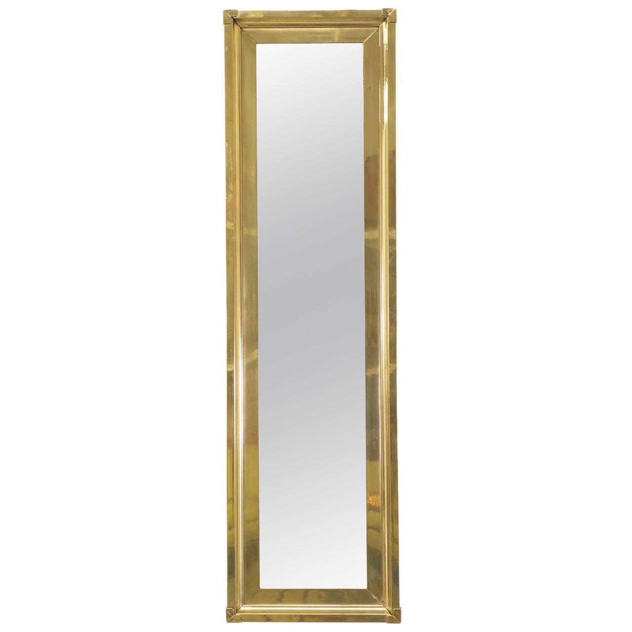 Vintage Brass Wall Mirror‏ For Sale at 1stdibs