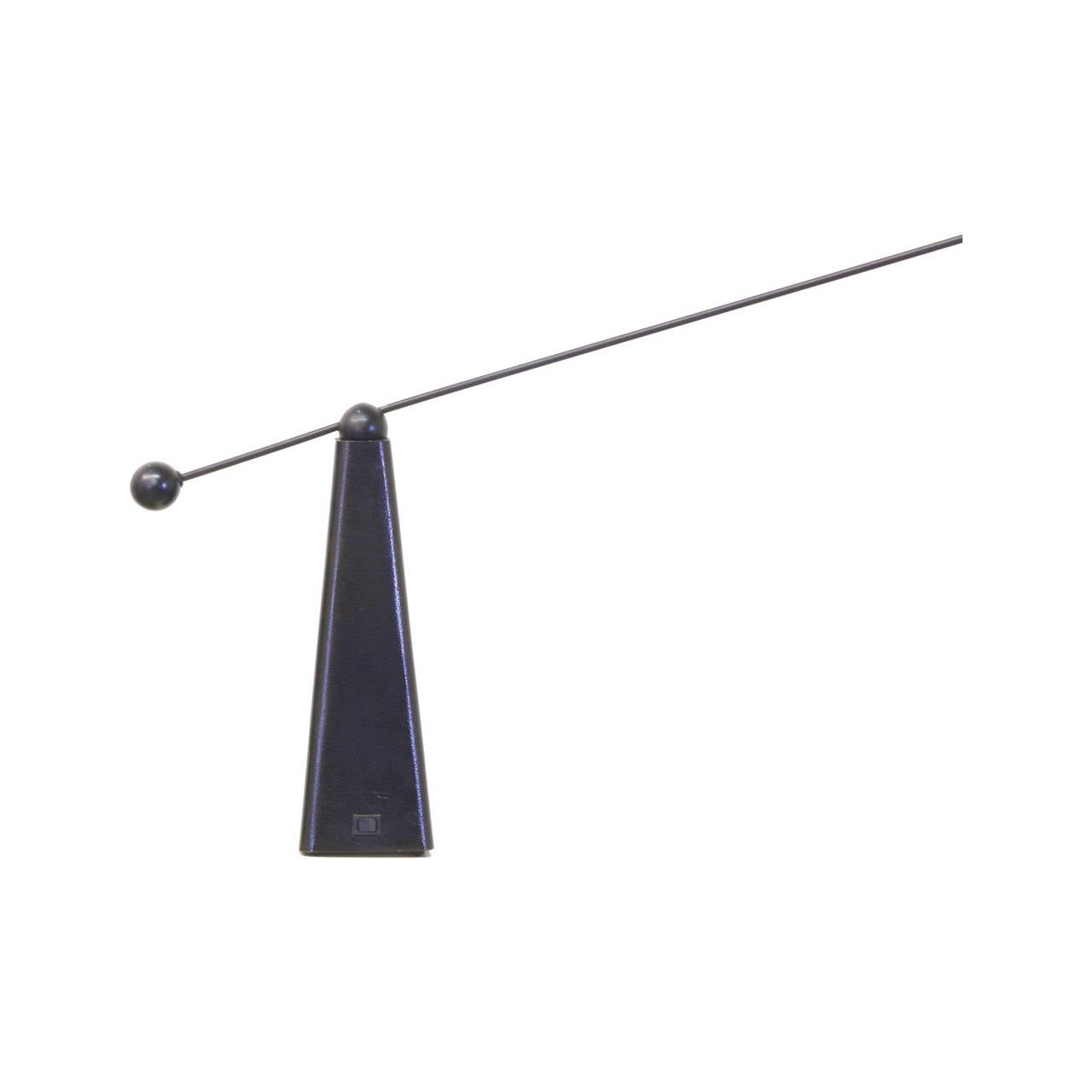 Designer: Ron Rezek
Manufacturer: Artimide
Period/Style: Modern
Country: United States
Date: 1982

Dimensions: 13.5″H x 4″W x 4″W
Materials: Stainless Steel, Aluminum and Enamel
Condition: Excellent Vintage Condition
Number of Items: 1
ID