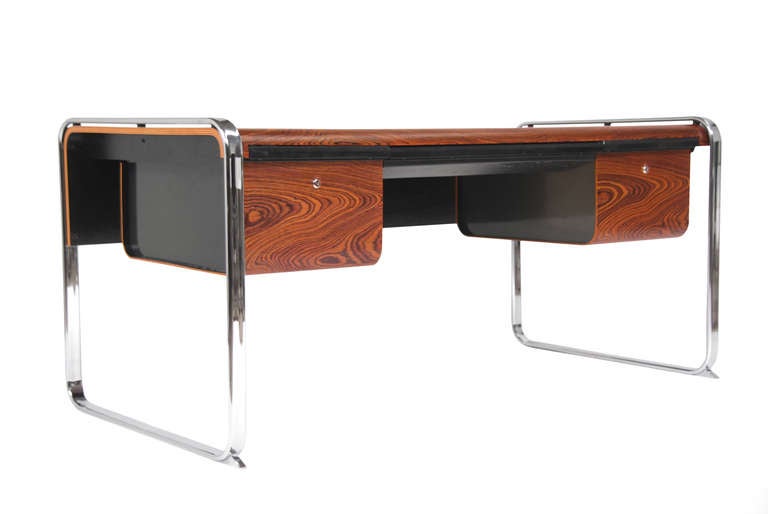 Herman Miller "Zebrawood" Desk by Peter Protzman