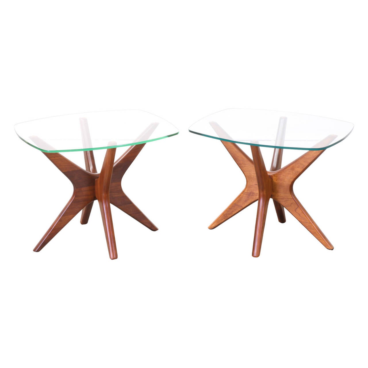 Mid-Century Modern Adrian Pearsall “Jax” Side Tables for Craft Associates