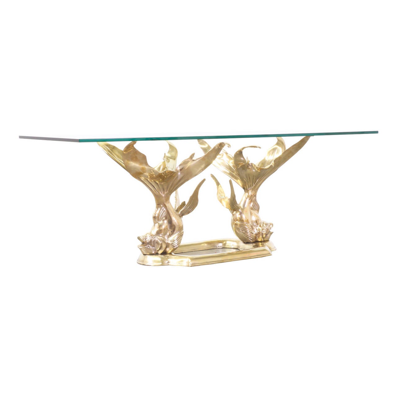 gold fish coffee table