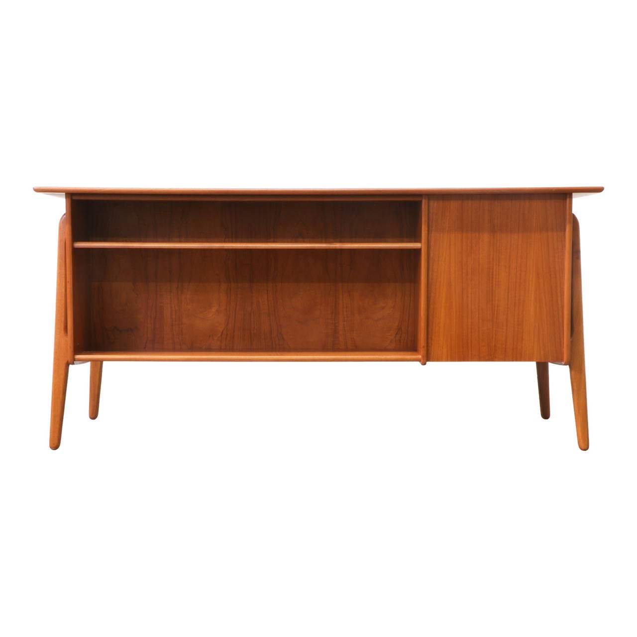 Mid-20th Century Svend A. Madsen Executive Teak Desk for Sigurd Hansen