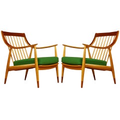 Danish Teak Lounge Chairs by Peter Hvidt & Orla Mølgaard-Nielsen