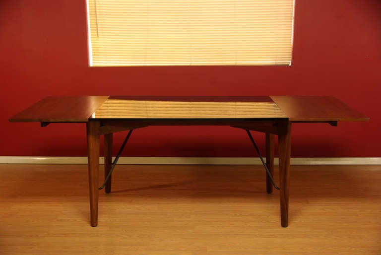 Vintage rare dining table designed by Swedish designer Greta M. Grossman for Glenn of California
