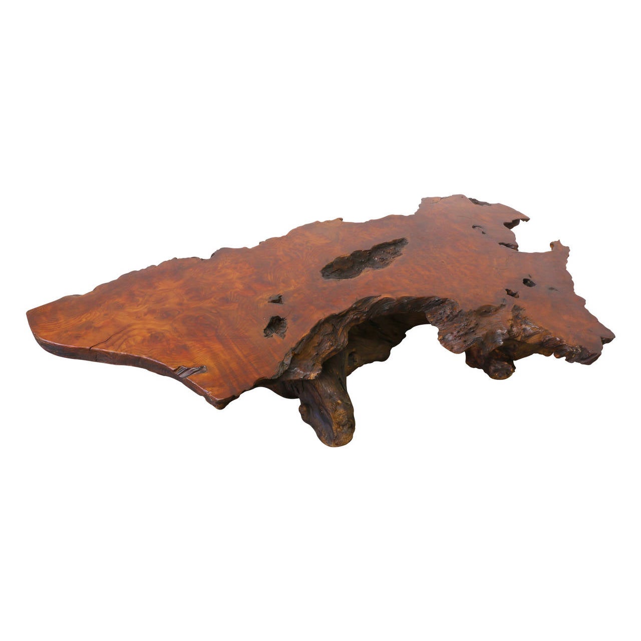 Vintage Driftwood Coffee Table In Excellent Condition In Los Angeles, CA