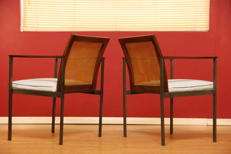 Metal Mid Century Dining Chairs by Paul McCobb