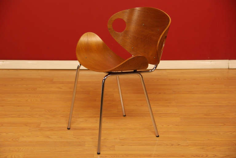 Vintage Plywood Chairs by Ola Kettunen In Excellent Condition In Los Angeles, CA