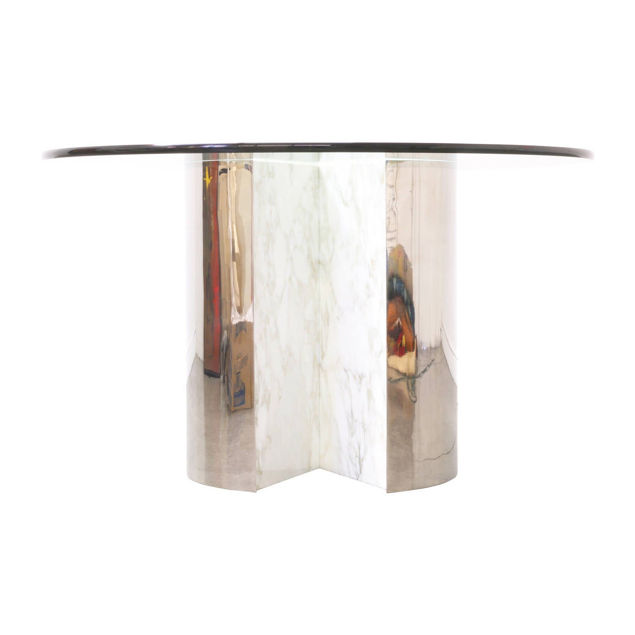 marble stainless steel table