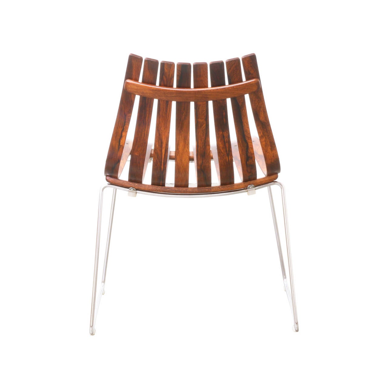 Scandinavian Modern Hans Brattrud “Scandia” Rosewood Chair for Hove Mobler