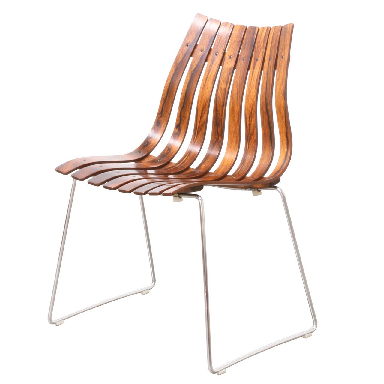 Hans Brattrud “Scandia” Rosewood Chair for Hove Mobler