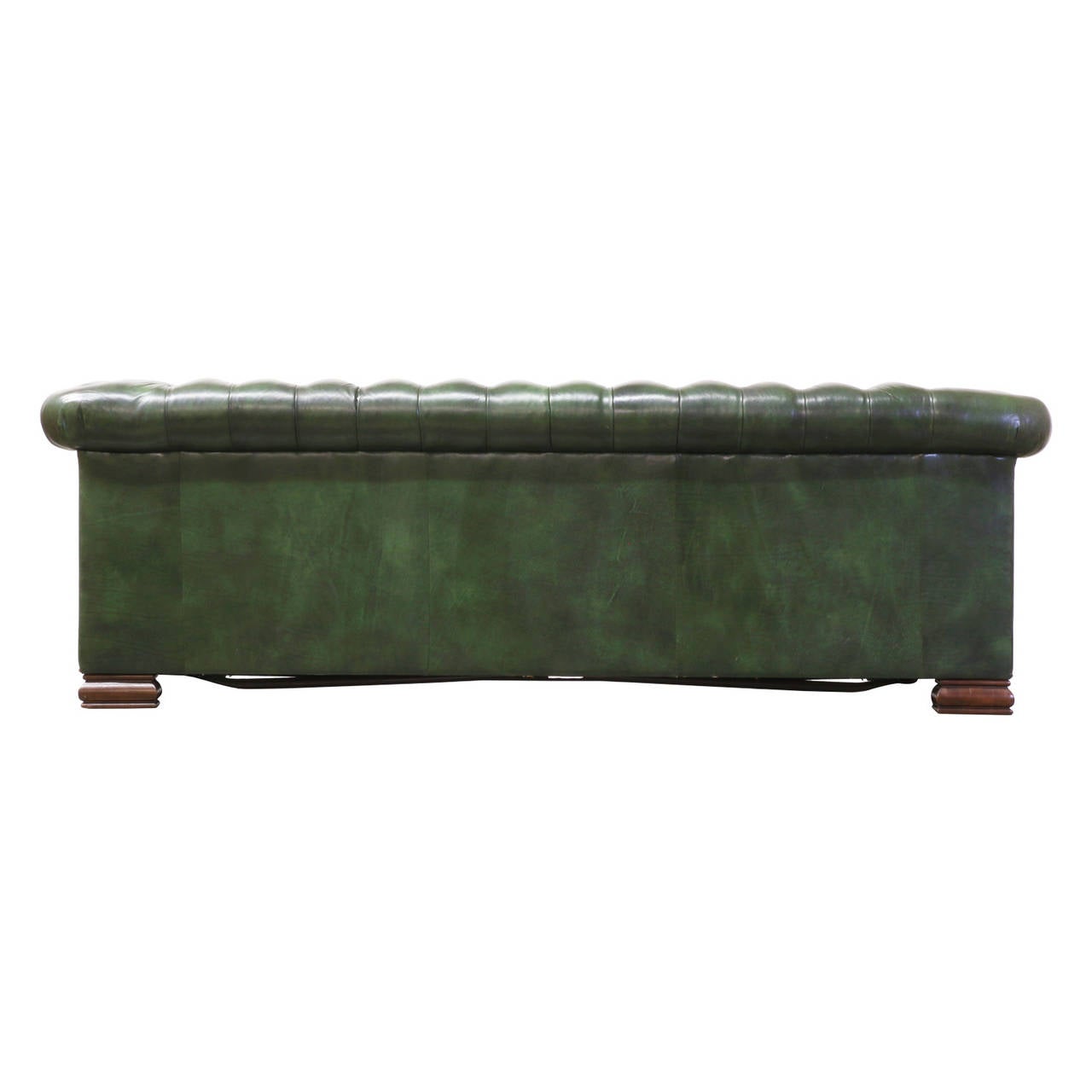 chesterfield leather sofa bed
