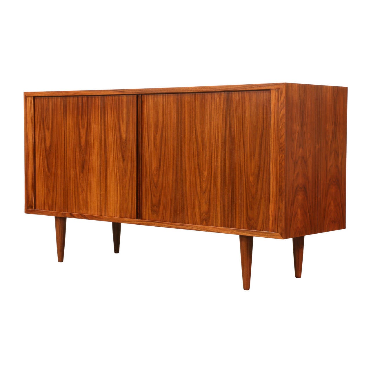 Poul Hundevad Rosewood Tambour Door Credenza